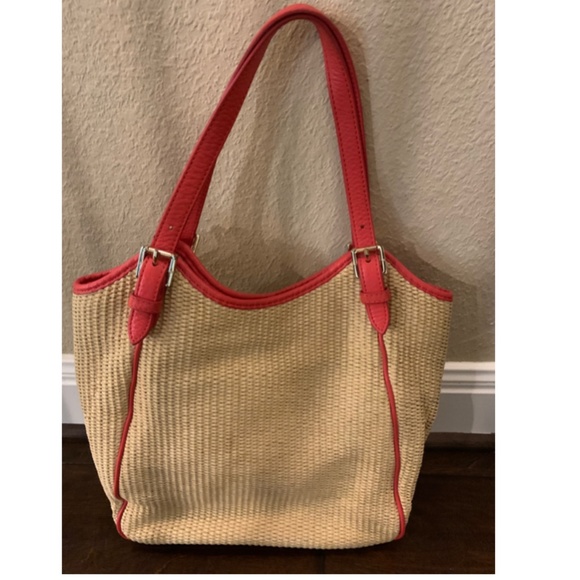 Tory Burch Woven Tote Bag - Picture 2 of 5